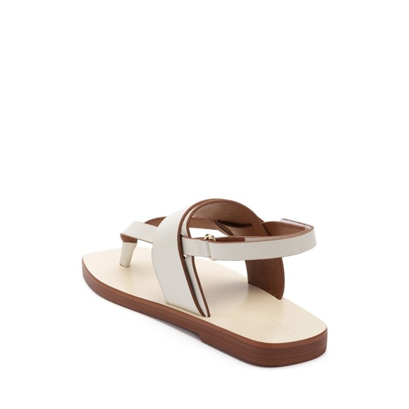 Mercedes Castillo Women’s Cream ADRIA  Napa Thong  LEATHER FLAT SANDAL 8/38 - Picture 10 of 15